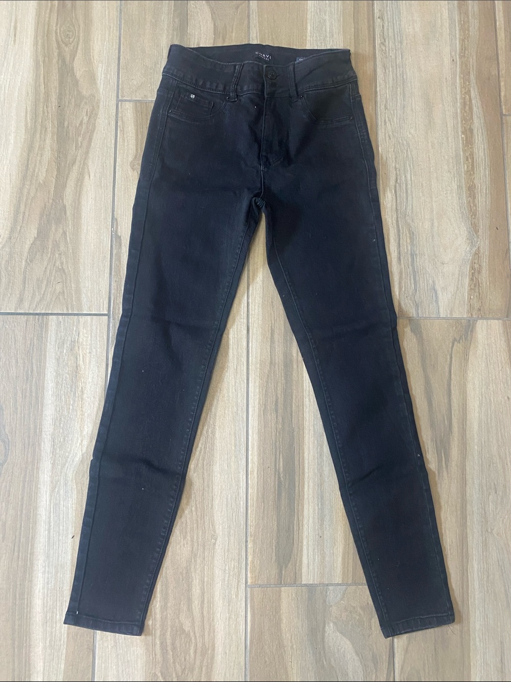 Women's Black Skinny Jeans with Stretch — Classic Slim Fit
